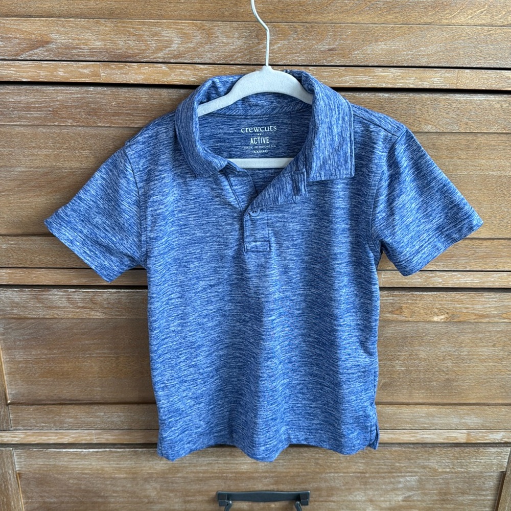 J Crew Factory Toddler Boys Crewcuts Performance Polo Size XXS (2-3)